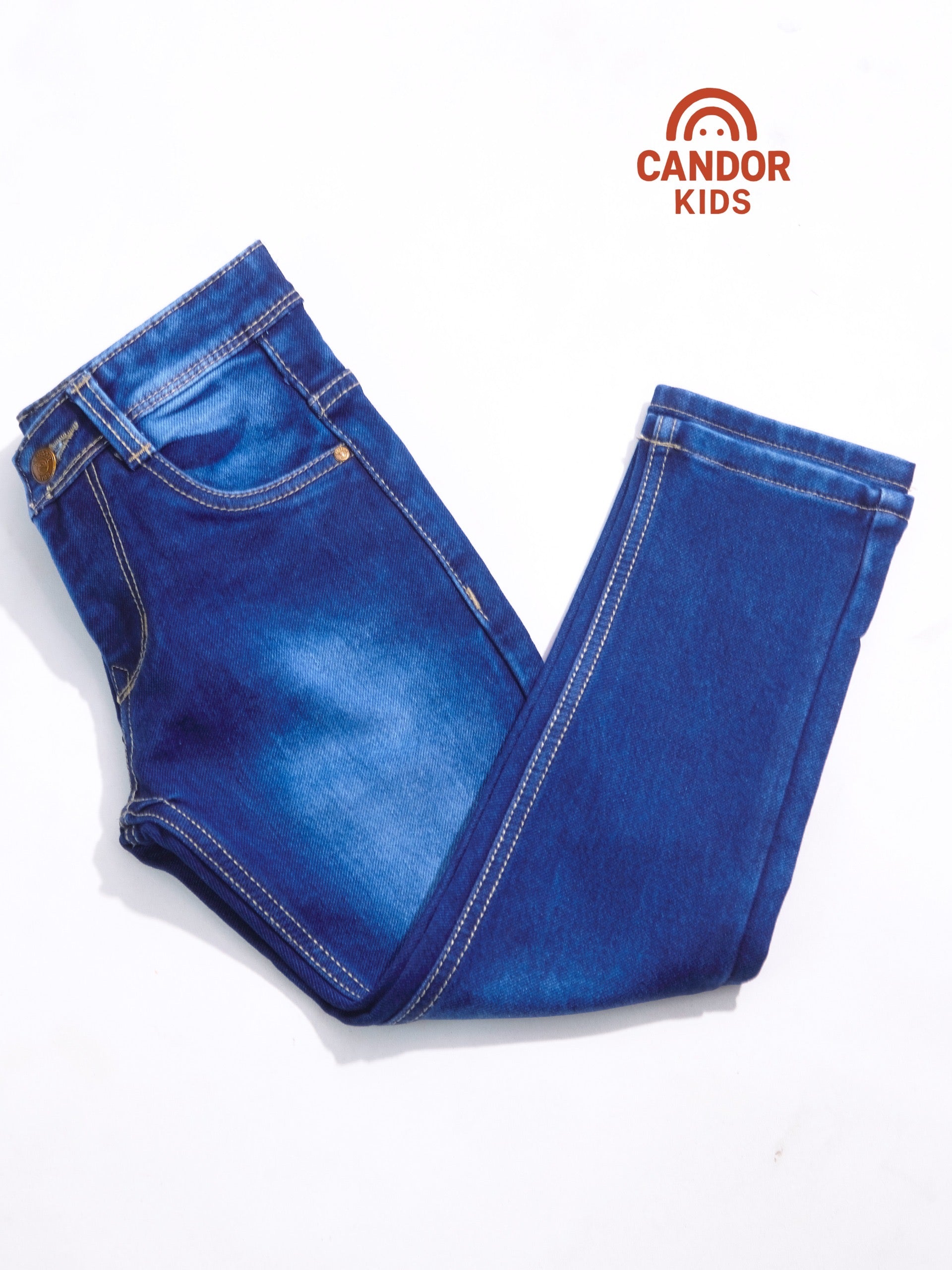 Everyday Indigo - Classic Washed Blue Jeans for Kids