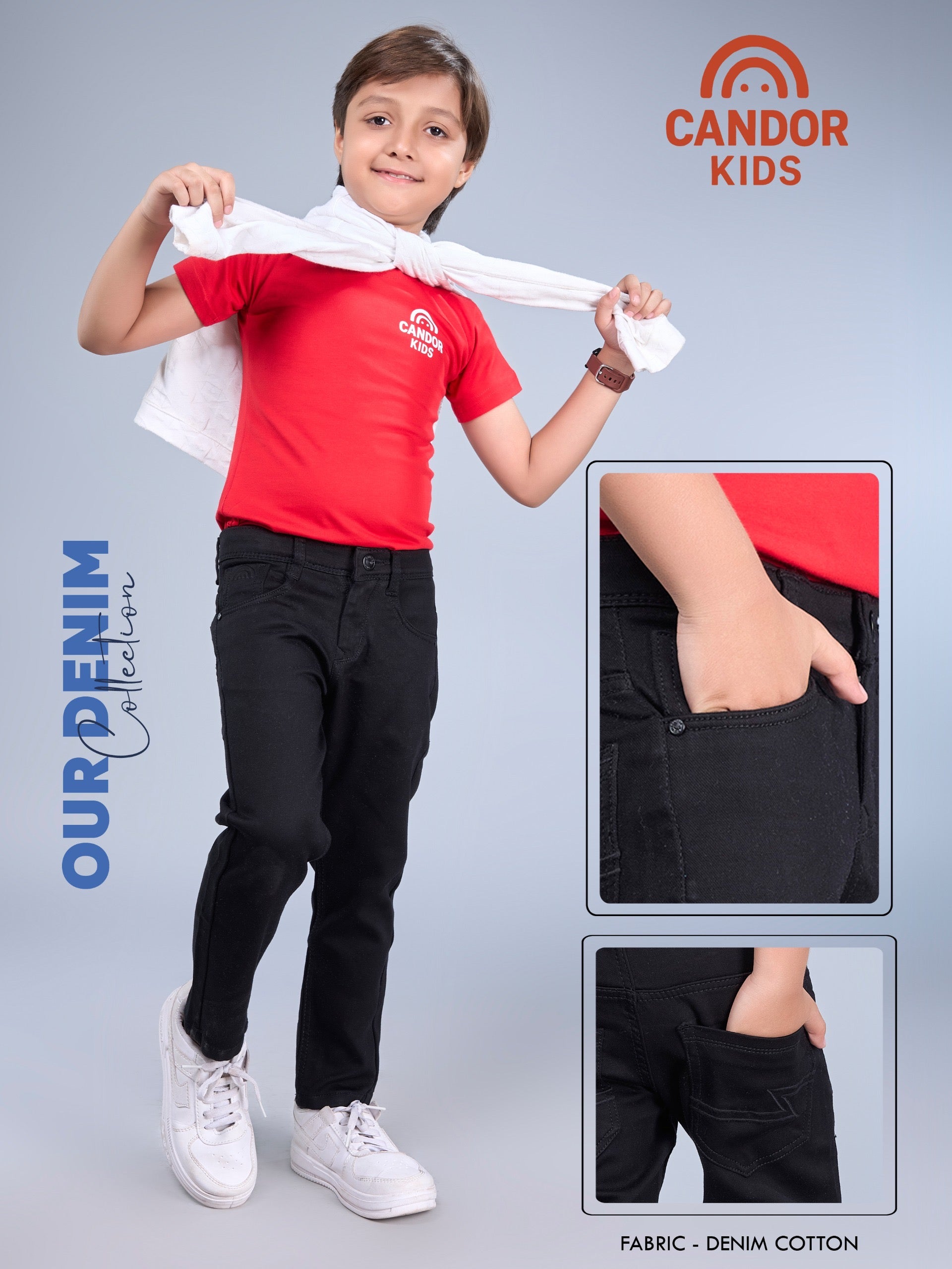 The Essential - Classic Black Jeans for Kids