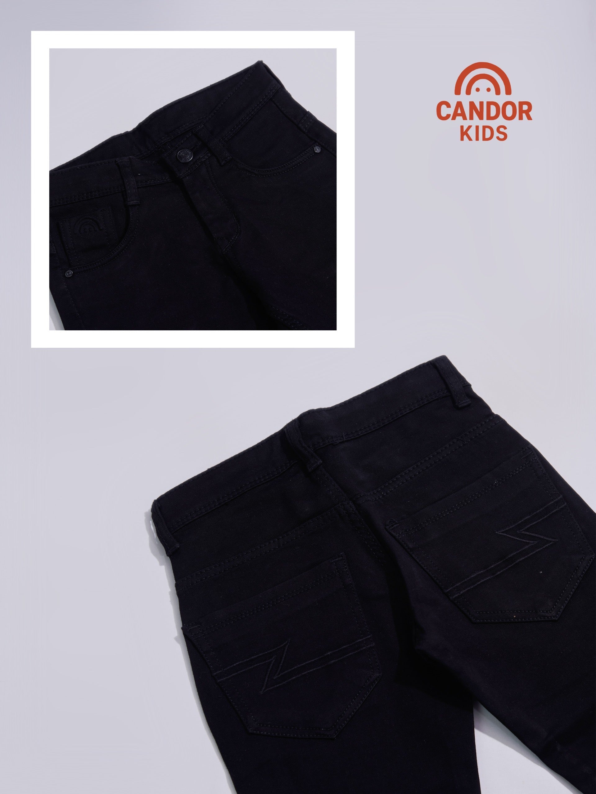 The Essential - Classic Black Jeans for Kids