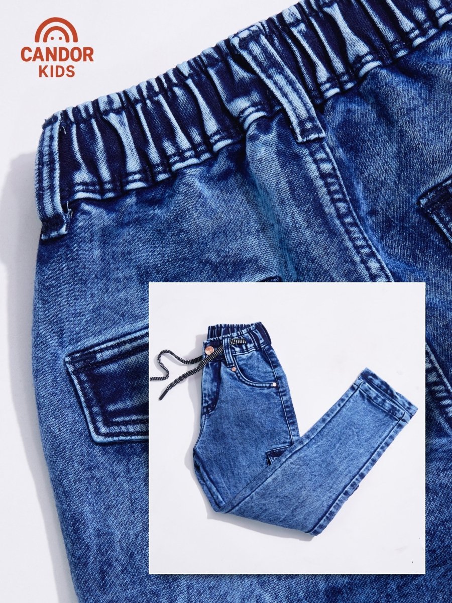 Knot So Basic - Mid Blue Jogger Jeans