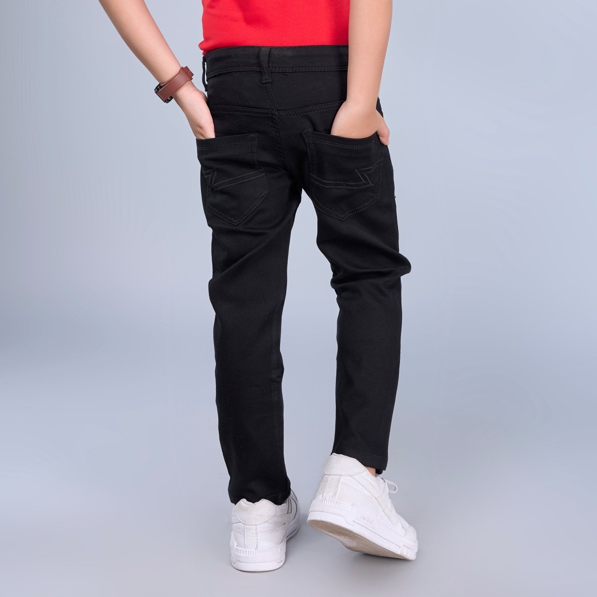 The Essential - Classic Black Jeans for Kids - Candor Kids