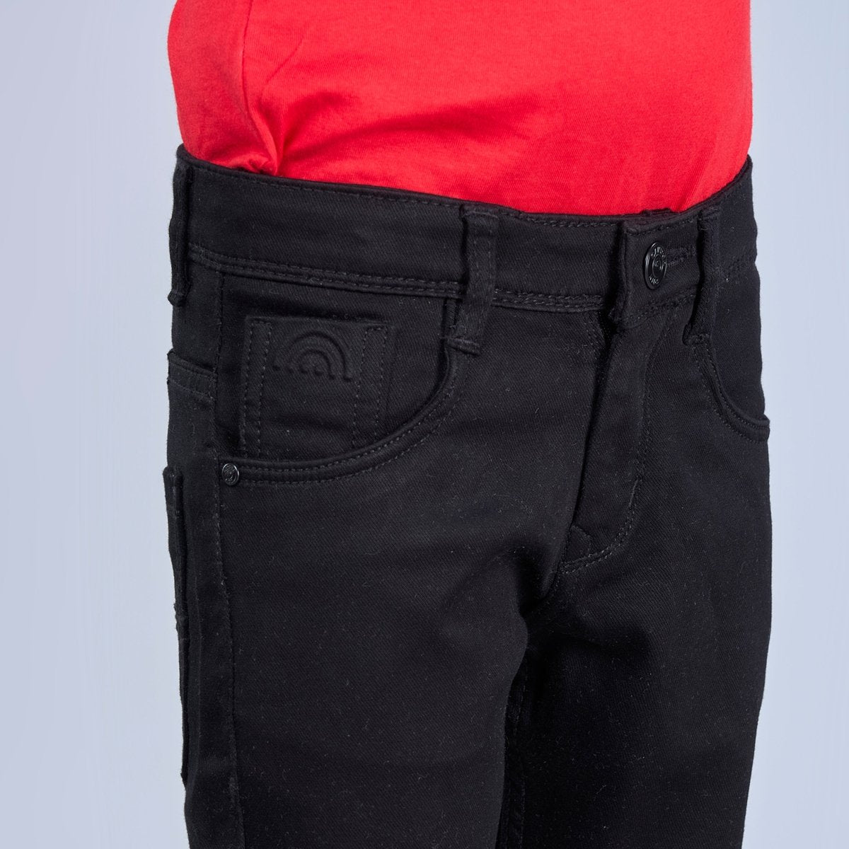 The Essential - Classic Black Jeans for Kids - Candor Kids