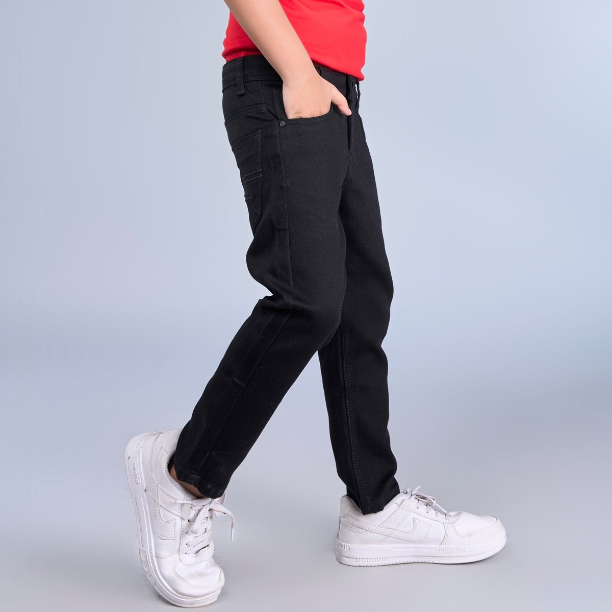 The Essential - Classic Black Jeans for Kids - Candor Kids