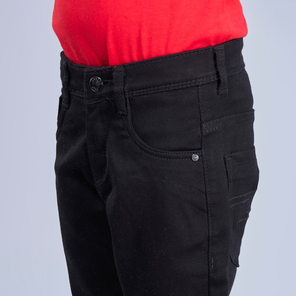 The Essential - Classic Black Jeans for Kids - Candor Kids