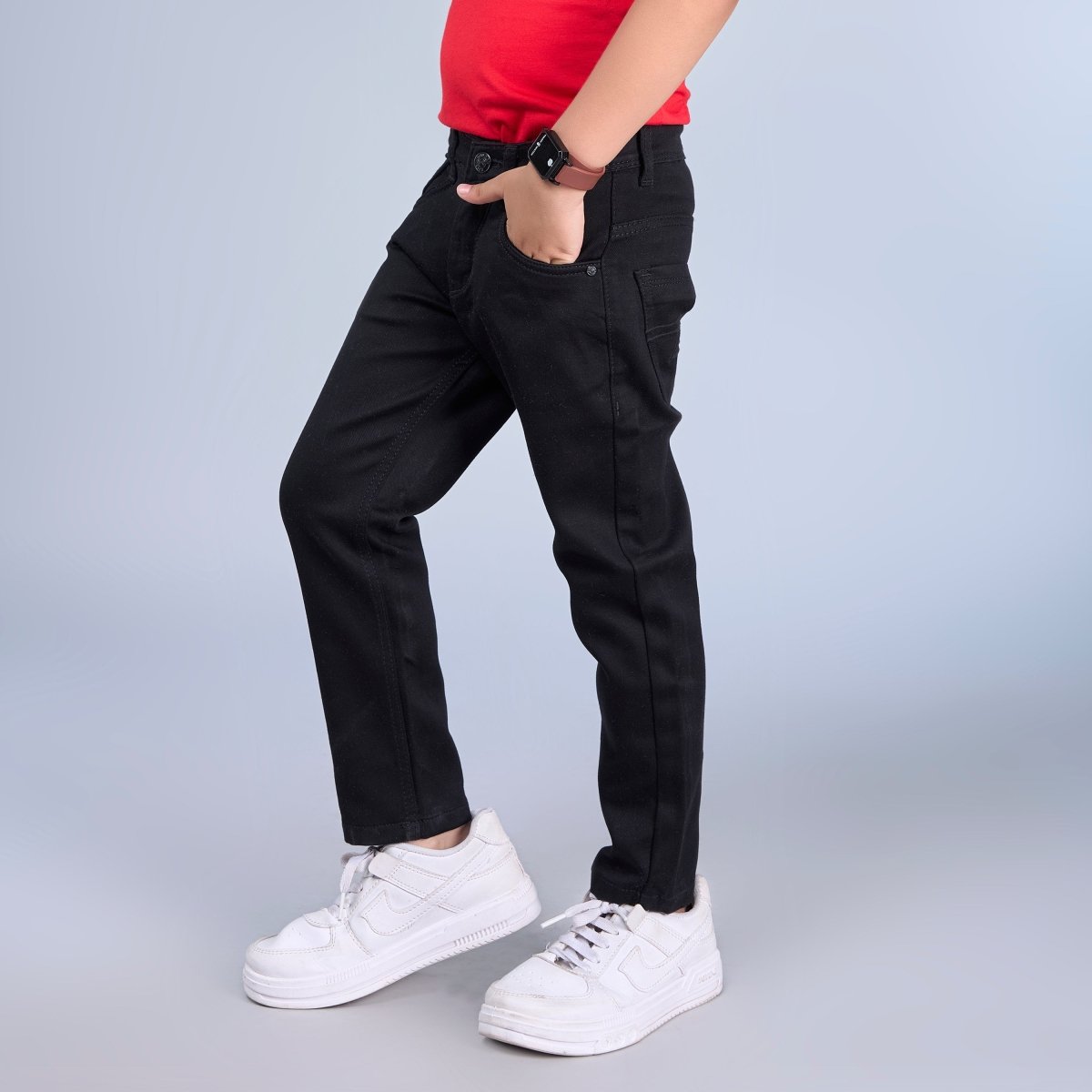 The Essential - Classic Black Jeans for Kids - Candor Kids